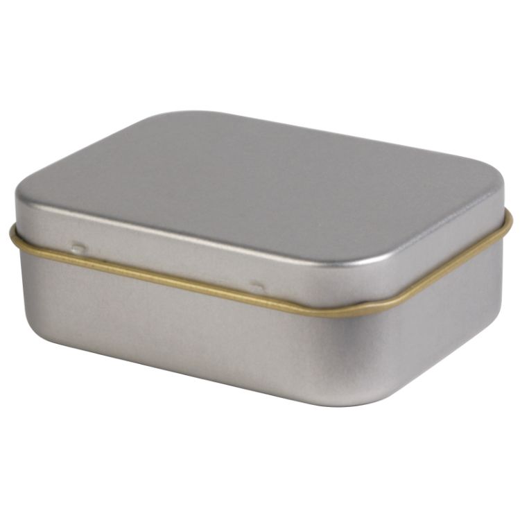 Picture of Silver Rectangular Tin