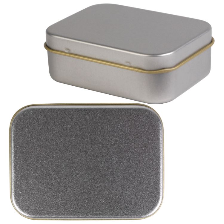 Picture of Silver Rectangular Tin