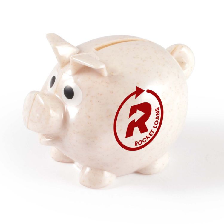 Picture of World's Smallest Pig Eco Coin Bank