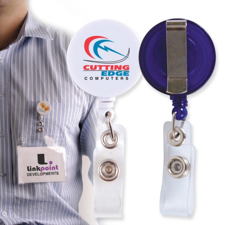 Picture of Corfu Retractable Name Badge Holder