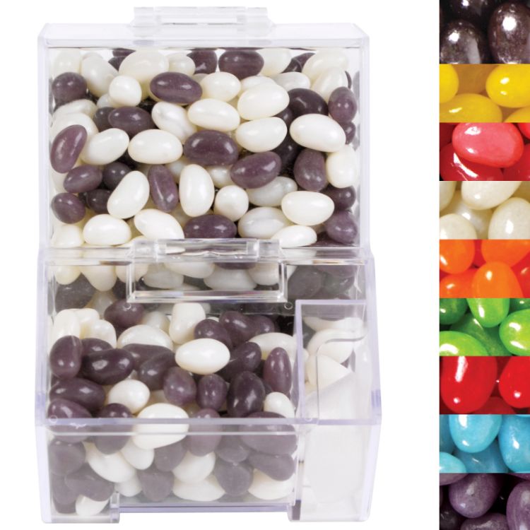 Picture of Corporate Colour Mini Jelly Beans in Dispenser