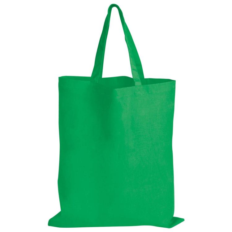 Picture of Coloured Cotton Short Handle Tote Bag