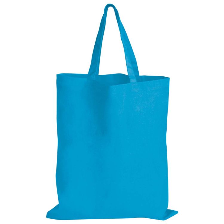 Picture of Coloured Cotton Short Handle Tote Bag