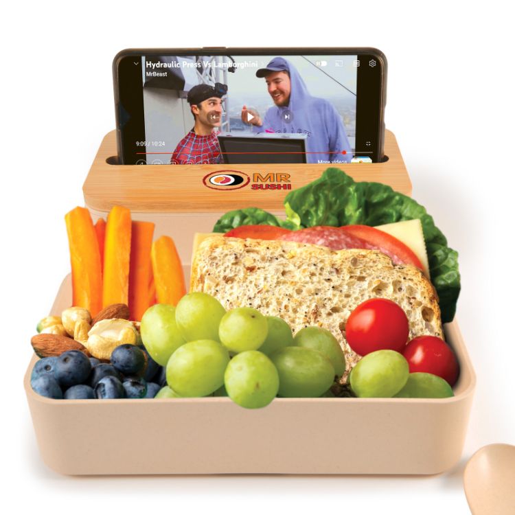 Picture of Stax Eco Lunch Box with Phone Holder Lid