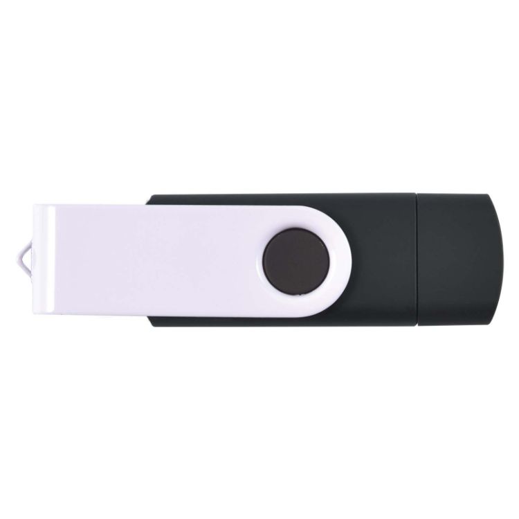 Picture of Swivel USB Flash Drive Dual 8GB