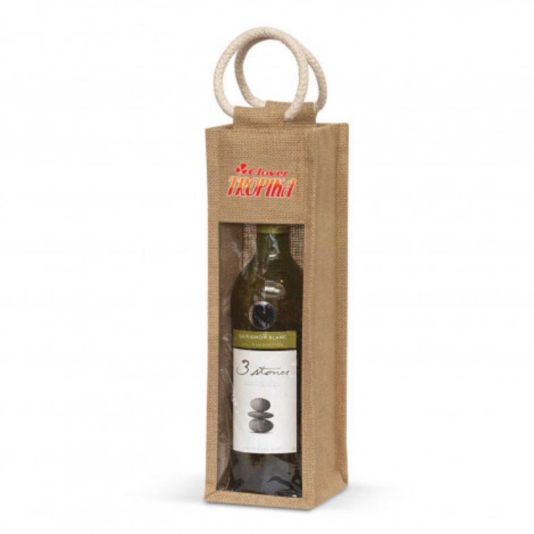 Picture of Serena Jute Wine Carrier