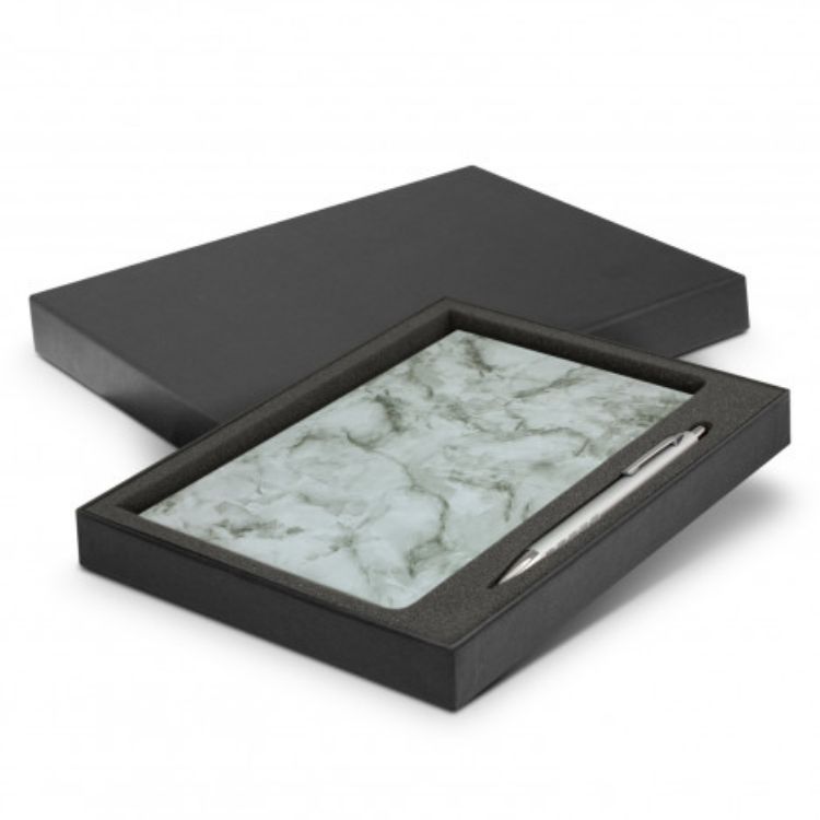 Picture of Marble Notebook and Pen Gift Set