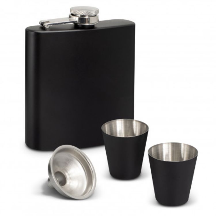 Picture of Dalmore Hip Flask Gift Set