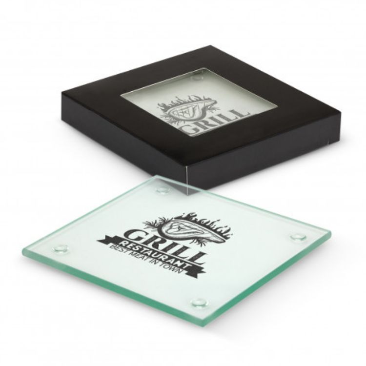 Picture of Venice Glass Coaster Set of 4 - Square