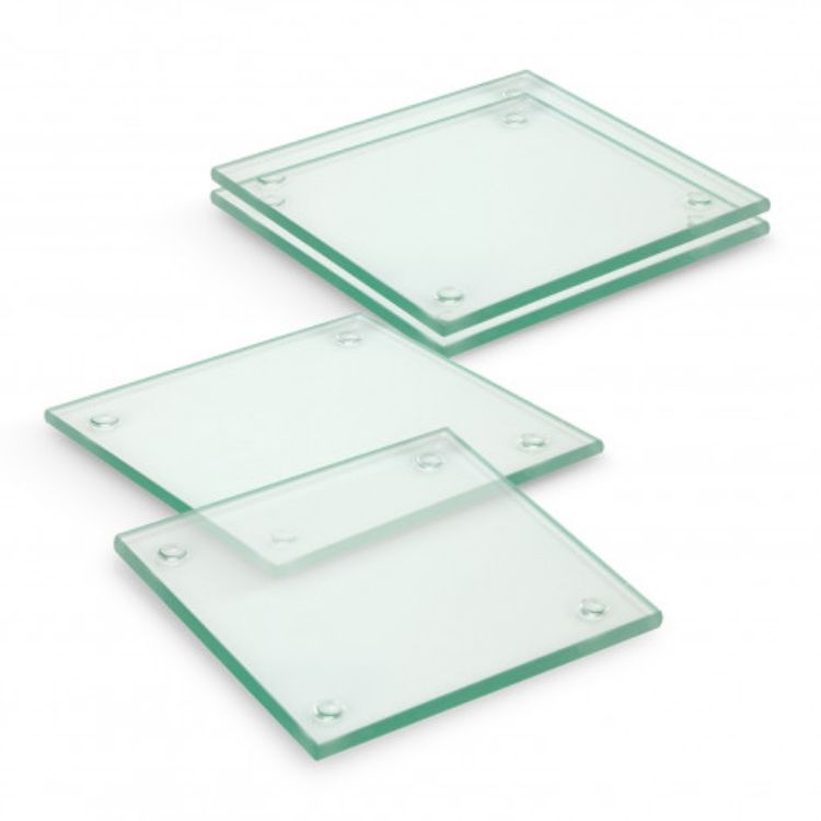 Picture of Venice Glass Coaster Set of 4 - Square