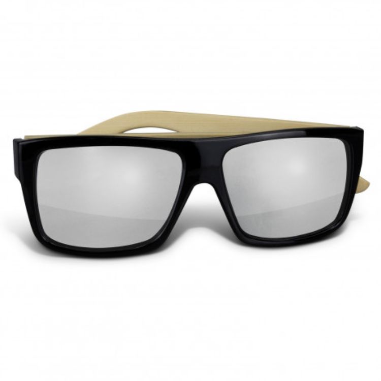 Picture of Maui Mirror Lens Sunglasses - Bamboo