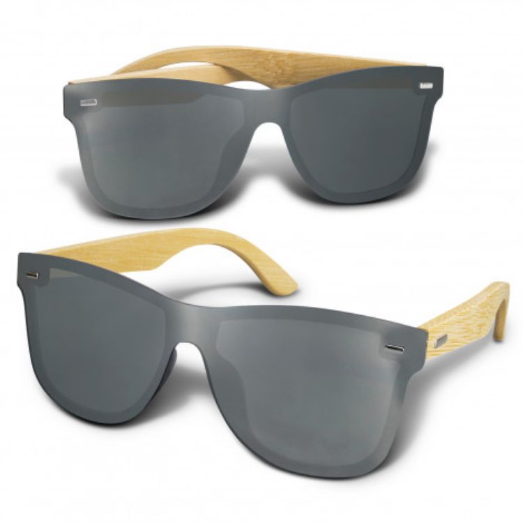 Picture of Ryder Mirror Lens Sunglasses - Bamboo