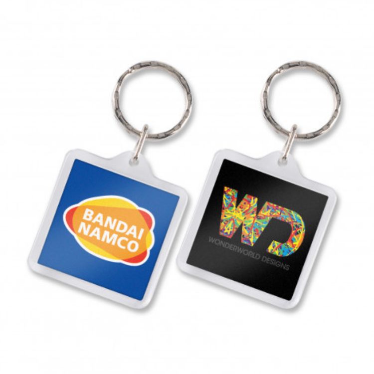 Picture of Lens Key Ring - Square 