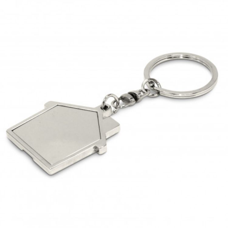 Picture of House Metal Key Ring