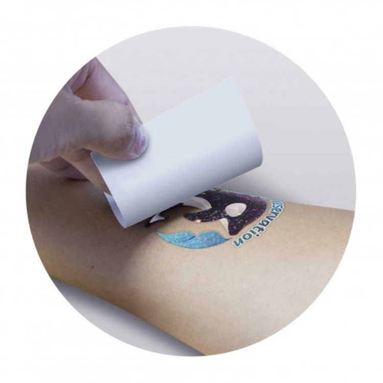 Picture of Temporary Tattoo Glitter - 51mm x 51mm