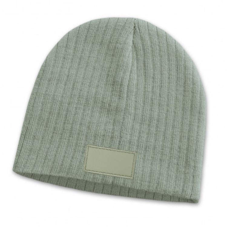 Picture of Nebraska Cable Knit Beanie with Patch