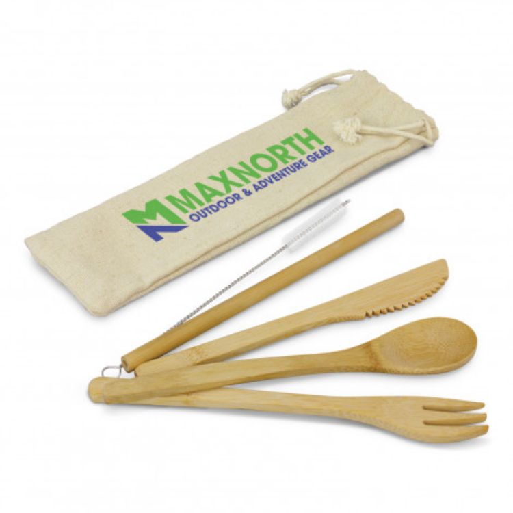 Picture of Bamboo Cutlery Set