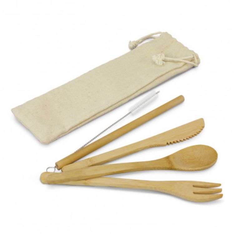 Picture of Bamboo Cutlery Set