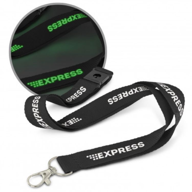 Picture of Glow in the Dark Logo Lanyard