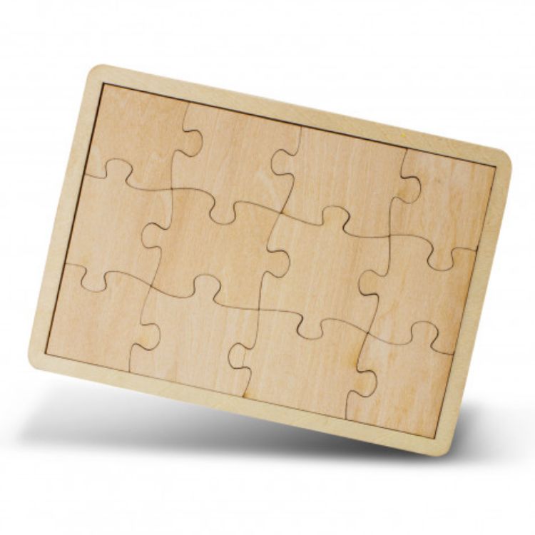 Picture of Wooden 12 Piece Puzzle