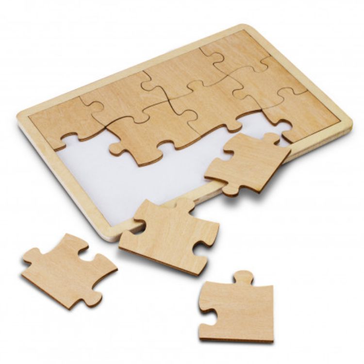 Picture of Wooden 12 Piece Puzzle