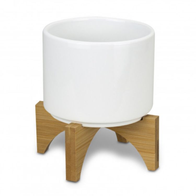 Picture of Planter with Bamboo Base