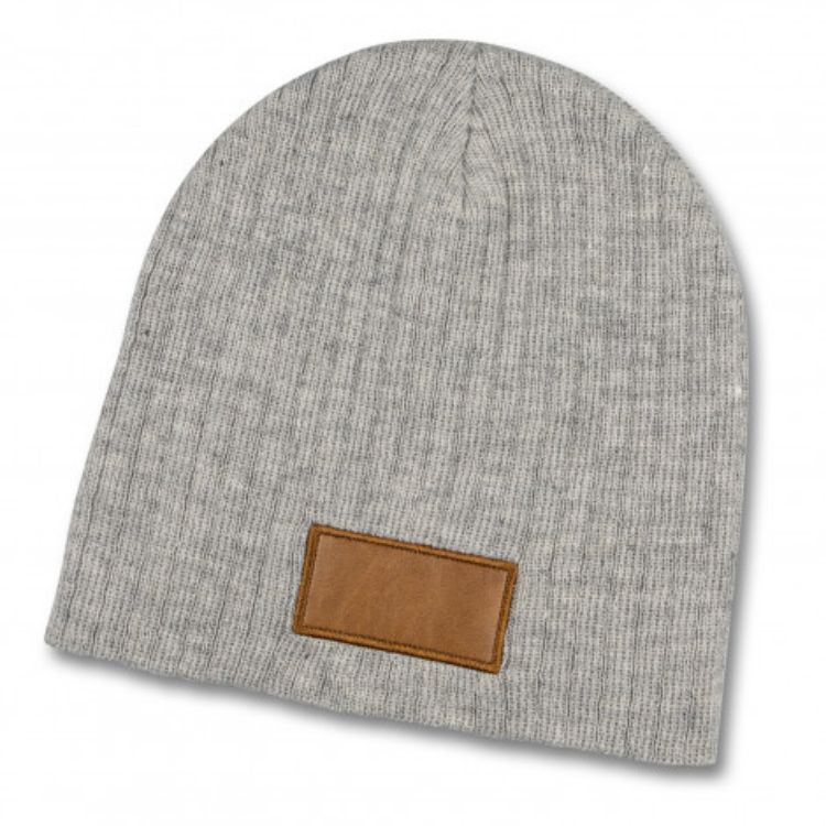 Picture of Nebraska Heather Cable Knit Beanie With Patch