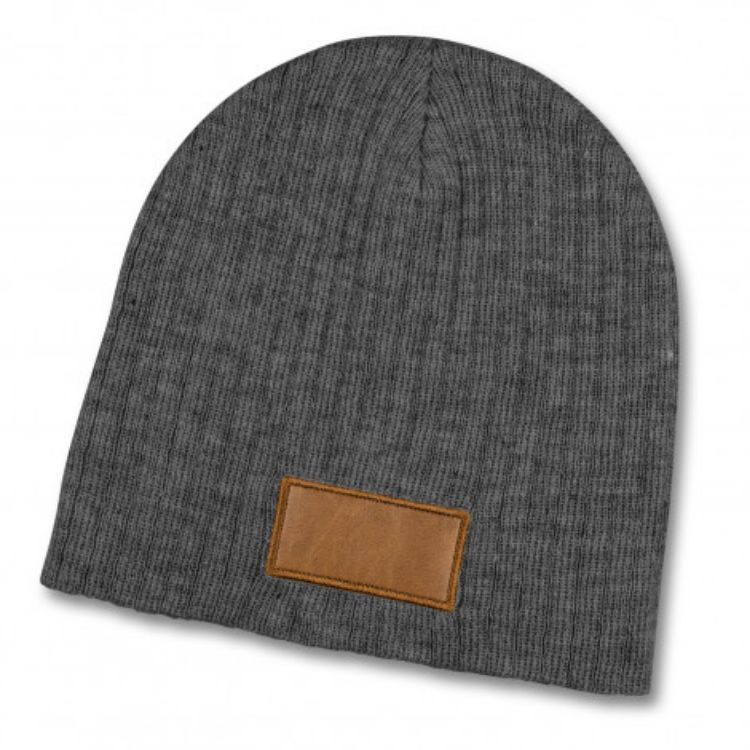 Picture of Nebraska Heather Cable Knit Beanie With Patch