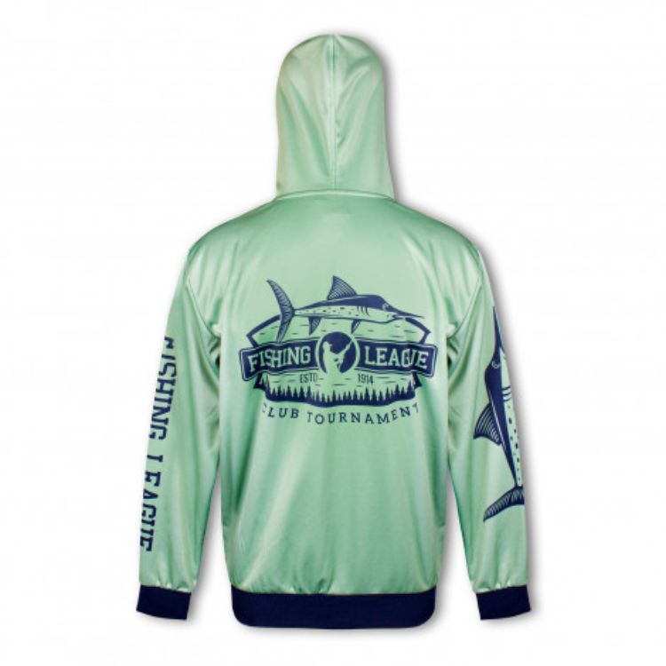 Picture of Custom Mens Sports Zipped Hoodie