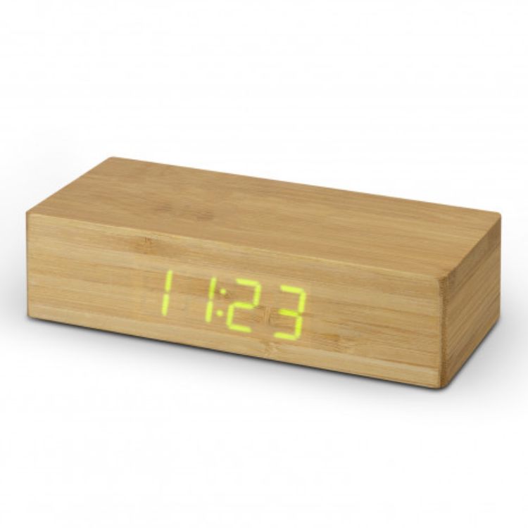 Picture of Bamboo Wireless Charging Clock