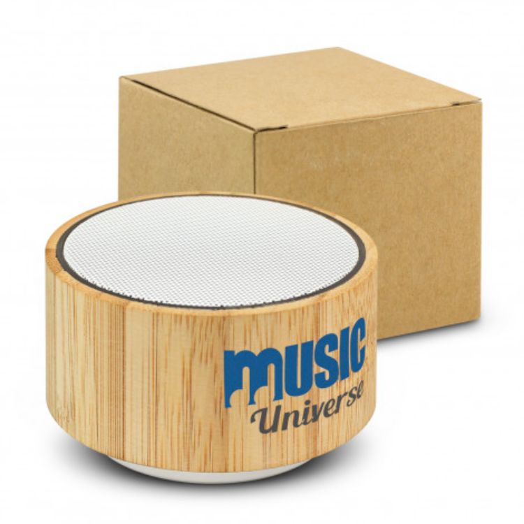 Picture of Bamboo Bluetooth Speaker - White