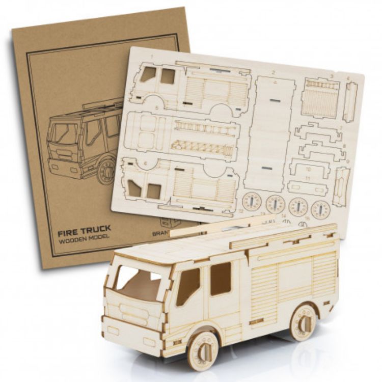 Picture of BRANDCRAFT Fire Truck Wooden Model