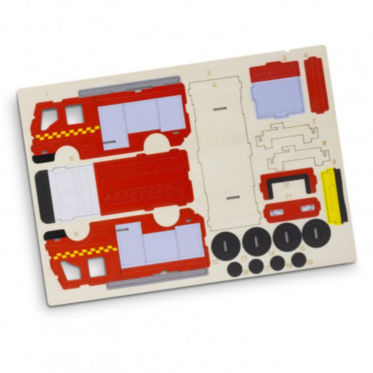Picture of BRANDCRAFT Fire Truck Wooden Model