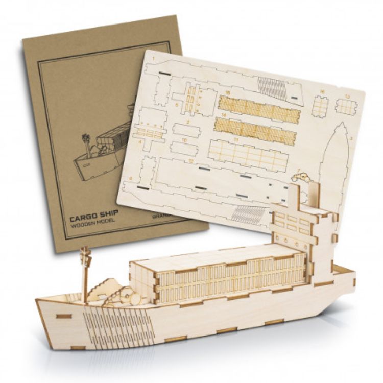 Picture of BRANDCRAFT Cargo Ship Wooden Model