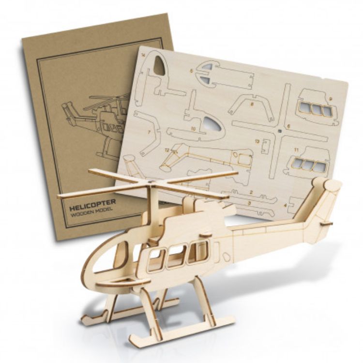 Picture of BRANDCRAFT Helicopter Wooden Model
