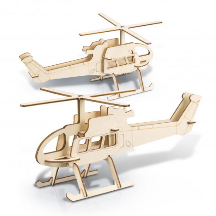 Picture of BRANDCRAFT Helicopter Wooden Model