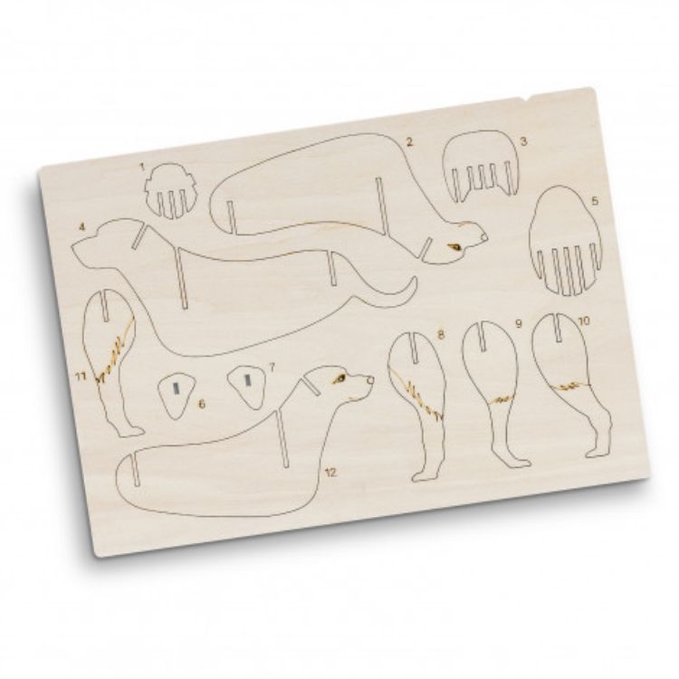 Picture of BRANDCRAFT Dog Wooden Model