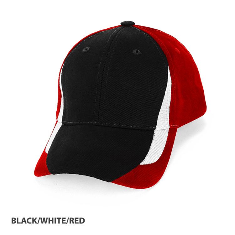 Tribeca HBC 3Tone Design Cap - black/white/red