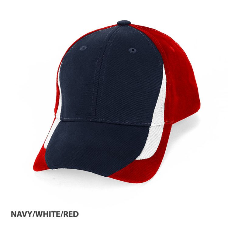 Tribeca HBC 3Tone Design Cap - navy/white/red