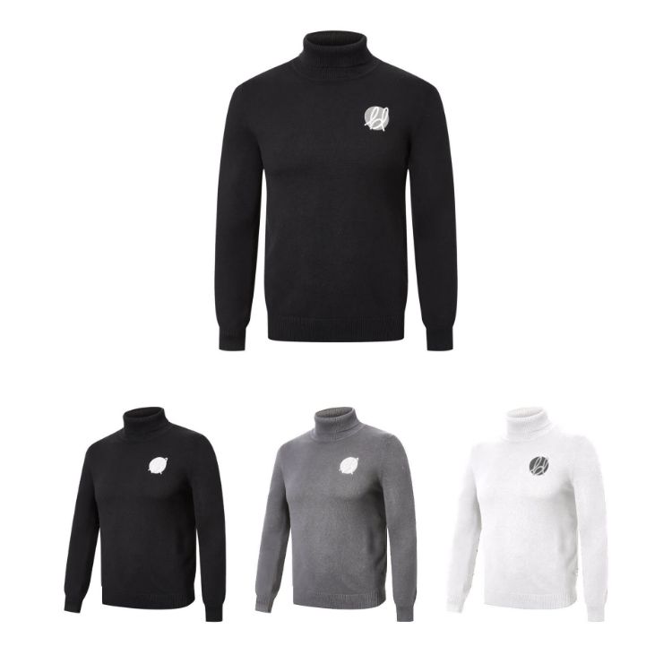 Men s 100 Cotton Turtleneck Sweater