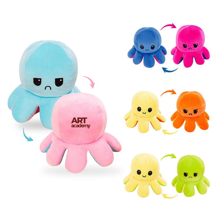 Picture of Large Reversible Octopus Plush Toy