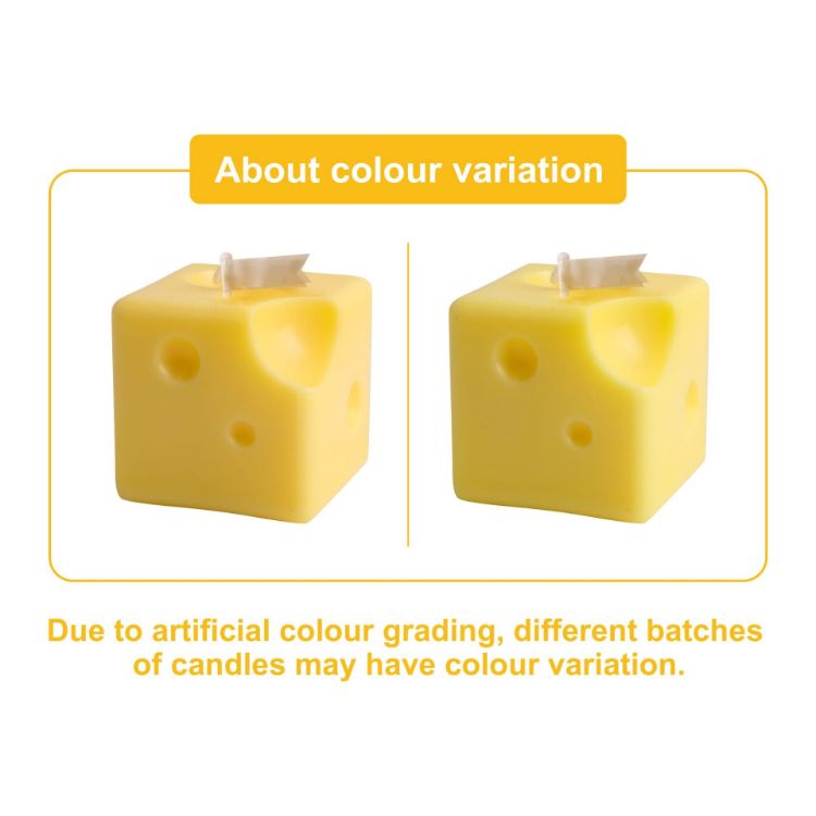 Picture of Square Cheese Shape Candles