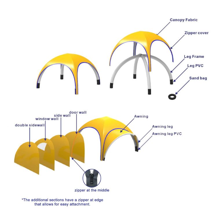 Picture of 4x4m Inflatable Marquee