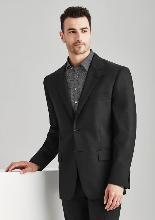 Picture of Mens Comfort Wool Stretch 2 Button Classic Jacket