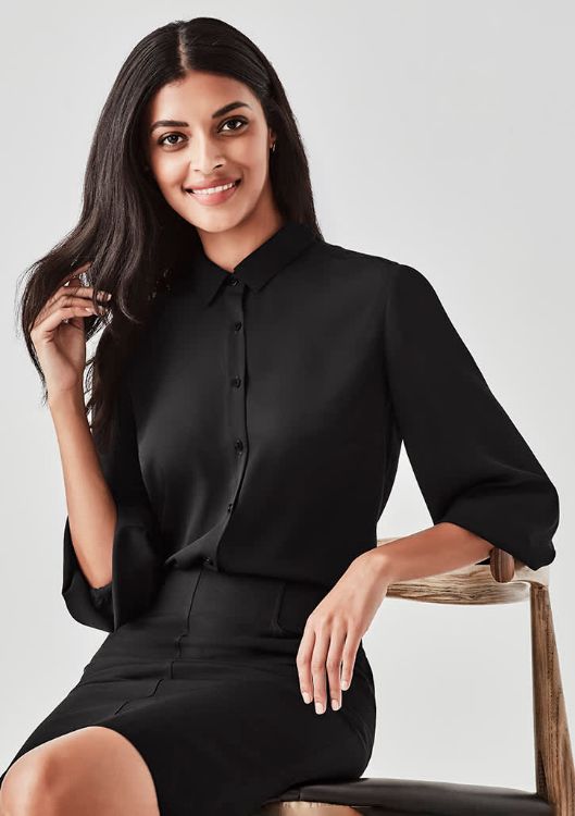 Picture of Womens Lucy 3/4 Sleeve Blouse