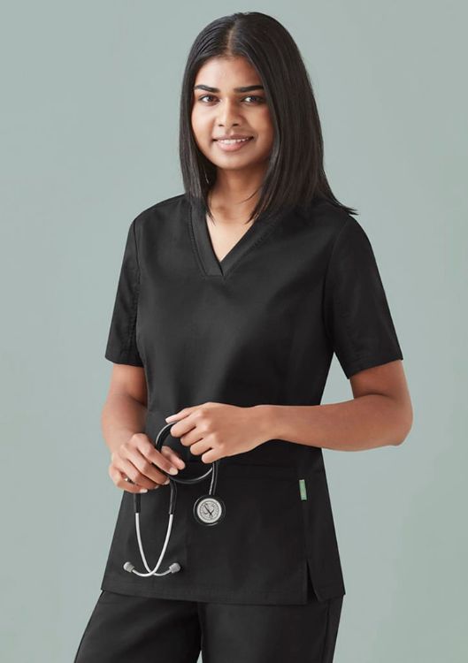 Picture of Womens Riley Stretch Scrub Top