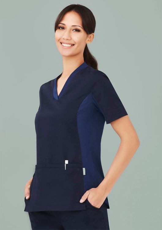 Picture of Womens Riley Stretch Scrub Top