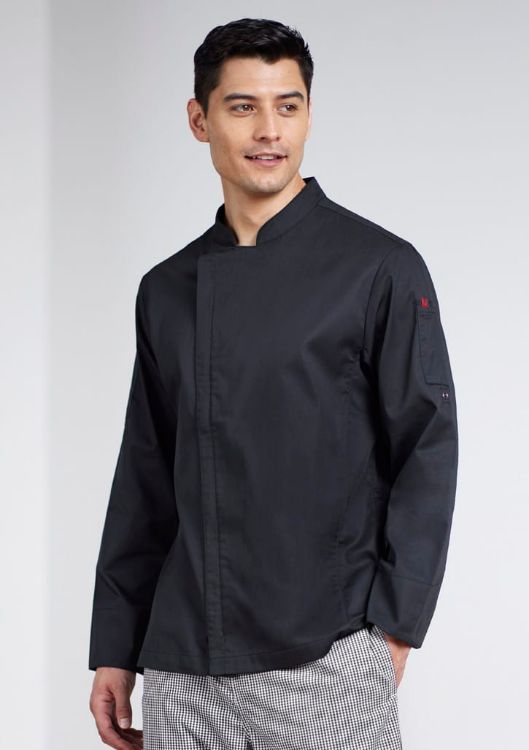 Picture of Mens Alfresco Long Sleeve Chef Jacket