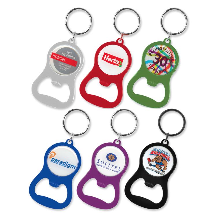 Picture of Chevron Bottle Opener Key Ring