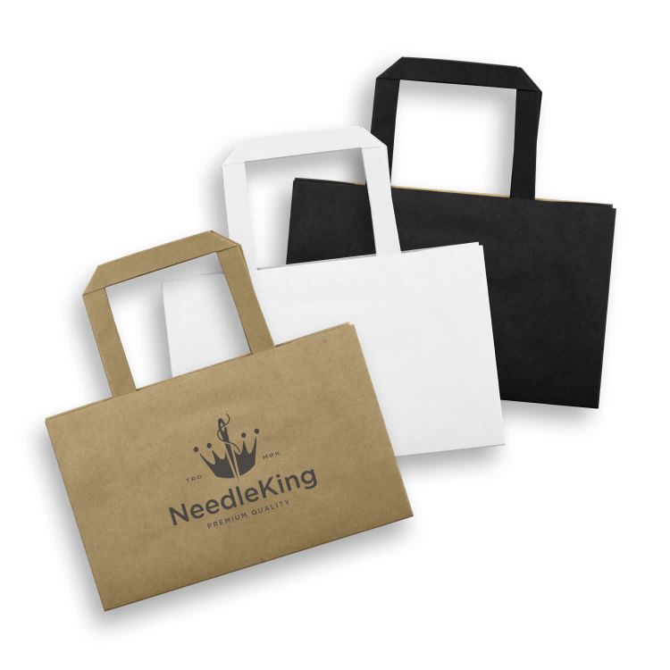 Picture of Small Flat Handle Paper Bag Landscape